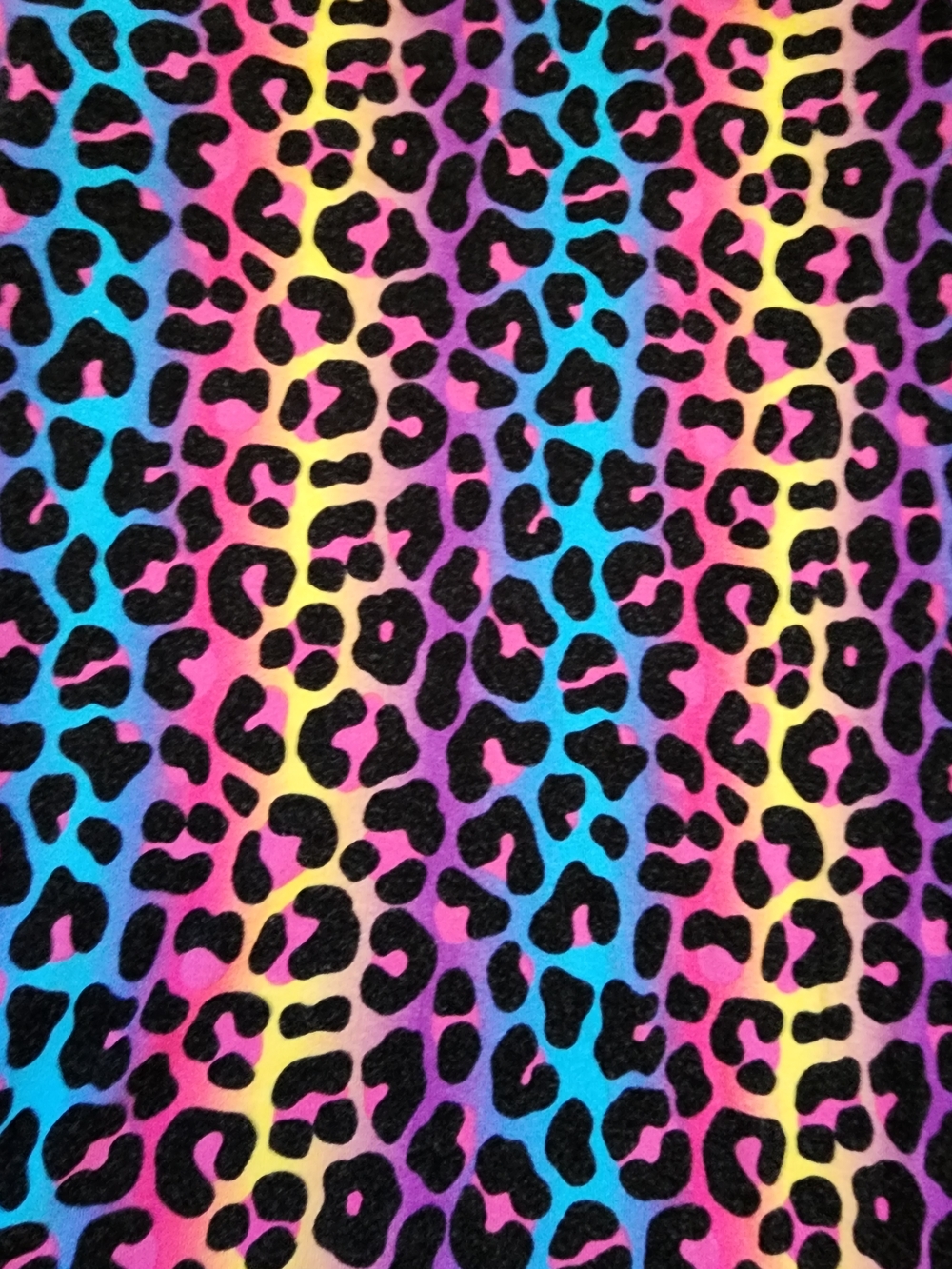 Bums & Roses Rainbow Leopard Pajama Set - Multicolor - Picture 3 of 5